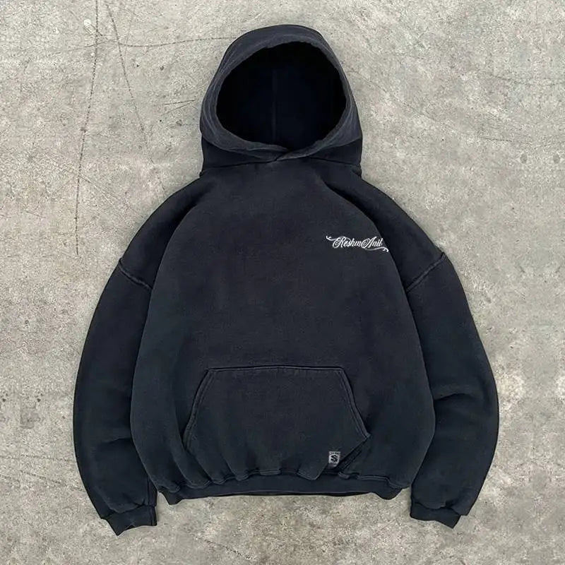 PFHQ High Street Hoodie – 100 % Baumwolle, 400 GSM, mit Print | Herren Kapuzenpullover für Frühling & Herbst