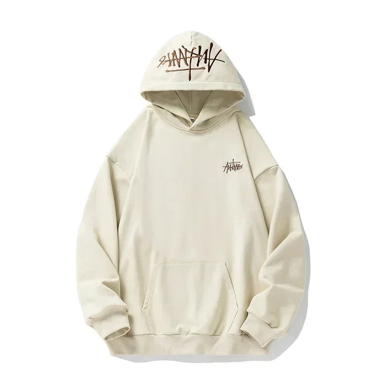 TFETTERS Herren Hoodie mit Stickerei – Neue Herbst/Winter 2025 Streetwear