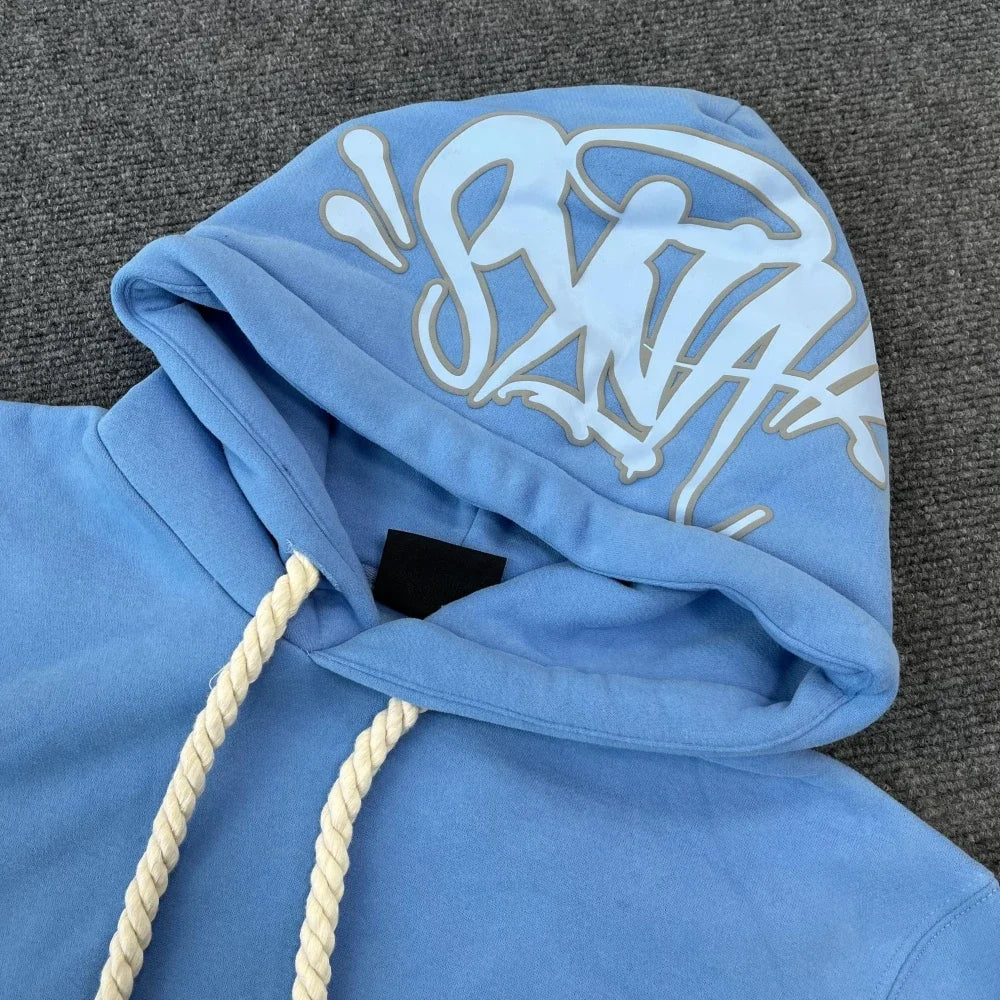 Sy-world Baumwoll Casual Loose Tracksuit – UK Y2K Fashion Street Hoodie und Jogginghose für Männer und Frauen, Hip-Hop Sportswear Pullover & Hosen