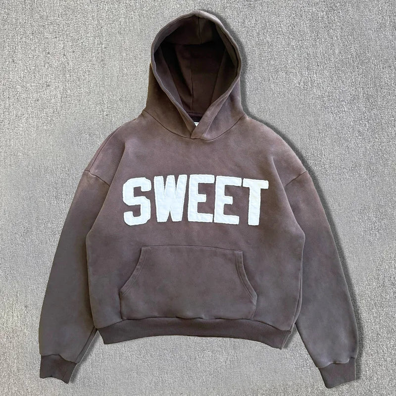 Unisex Patchwork-Design Hoodie – Langärmliger Pullover für Streetwear – Frühling, Herbst & Winter
