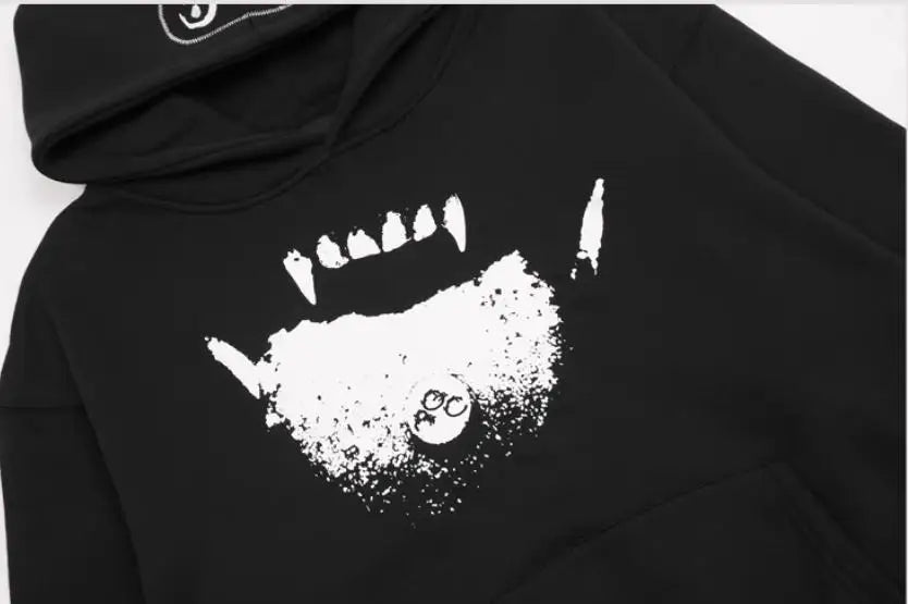 New Men DESTROY A Great Chaos AGC Vamp KEN CARSON Pullover Hoodie – Samt-Baumwolle, dickes Fleece, US Größe (Modell N166)