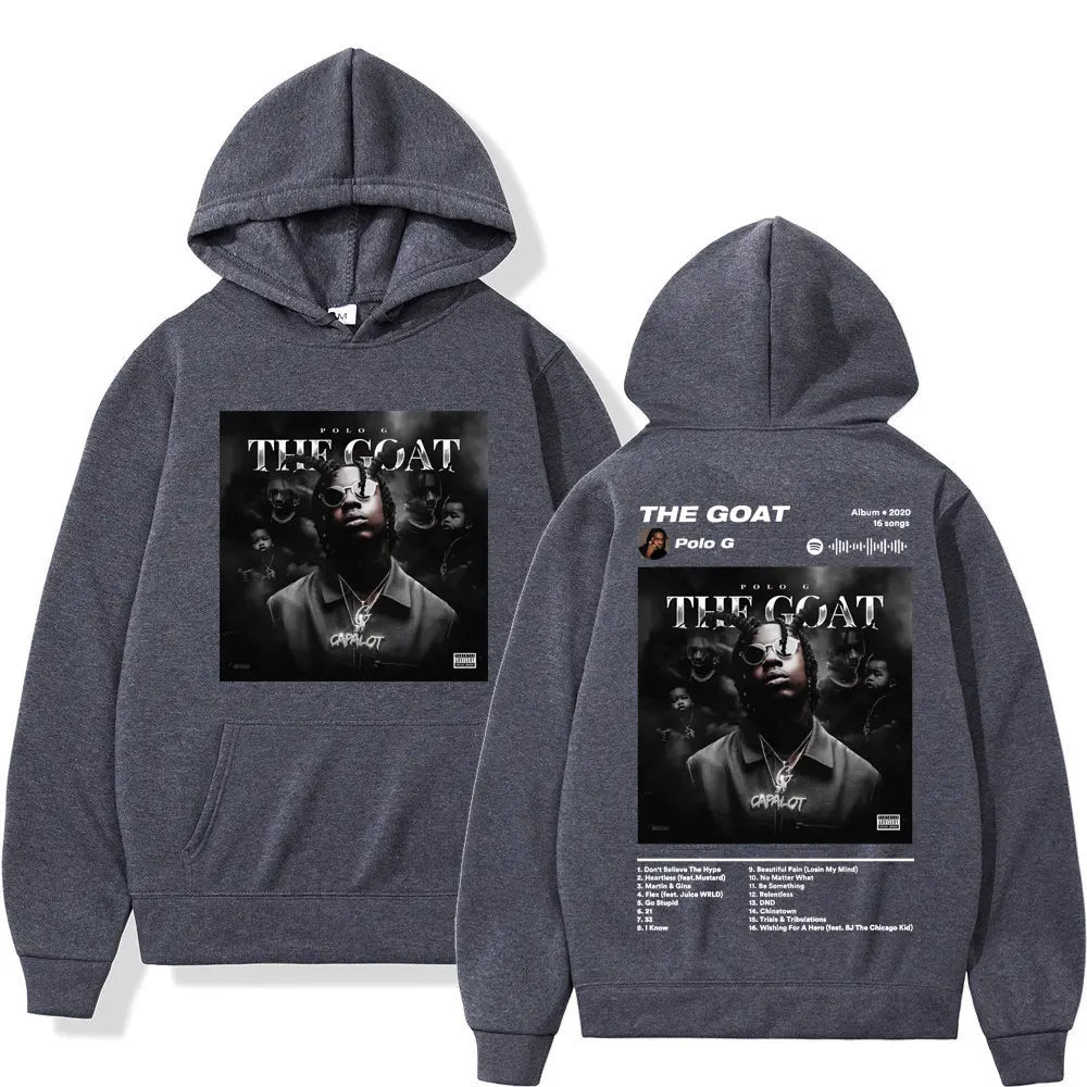 Polo G Album Hoodie – Oversized Streetwear mit Grafik-Print | Unisex für Männer & Frauen