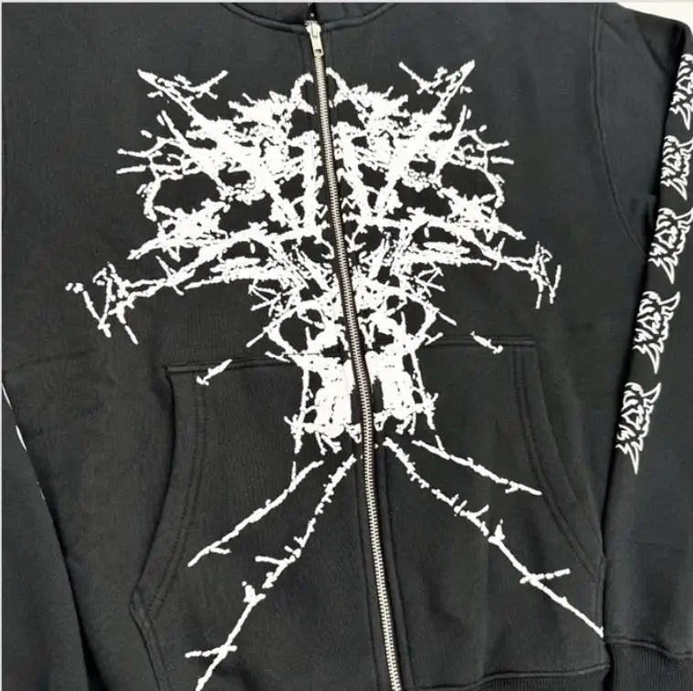 Ken Carson "A Great Chaos" Tour Pullover Hoodie – Fleece Sweatshirt für Herren