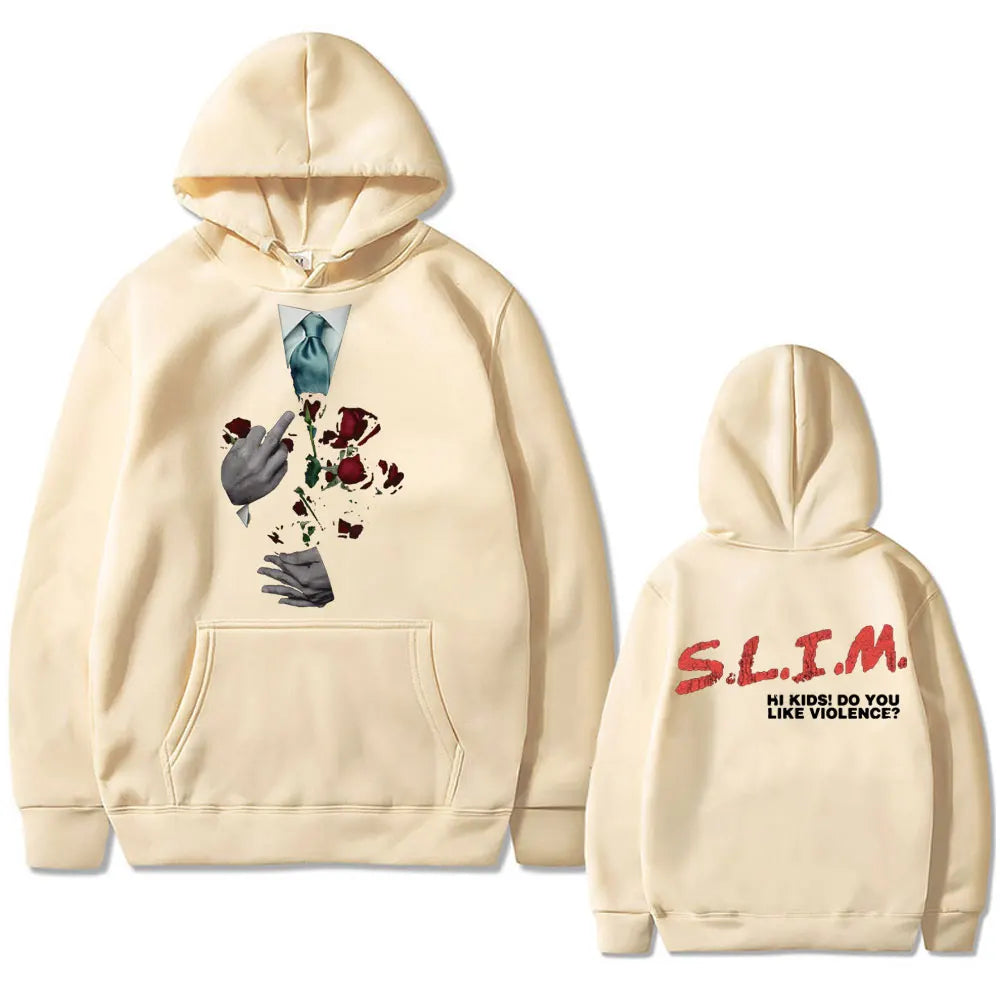 Hip Hop Hoodie „Eminem Slim Hi Kids – Do You Like Violence“