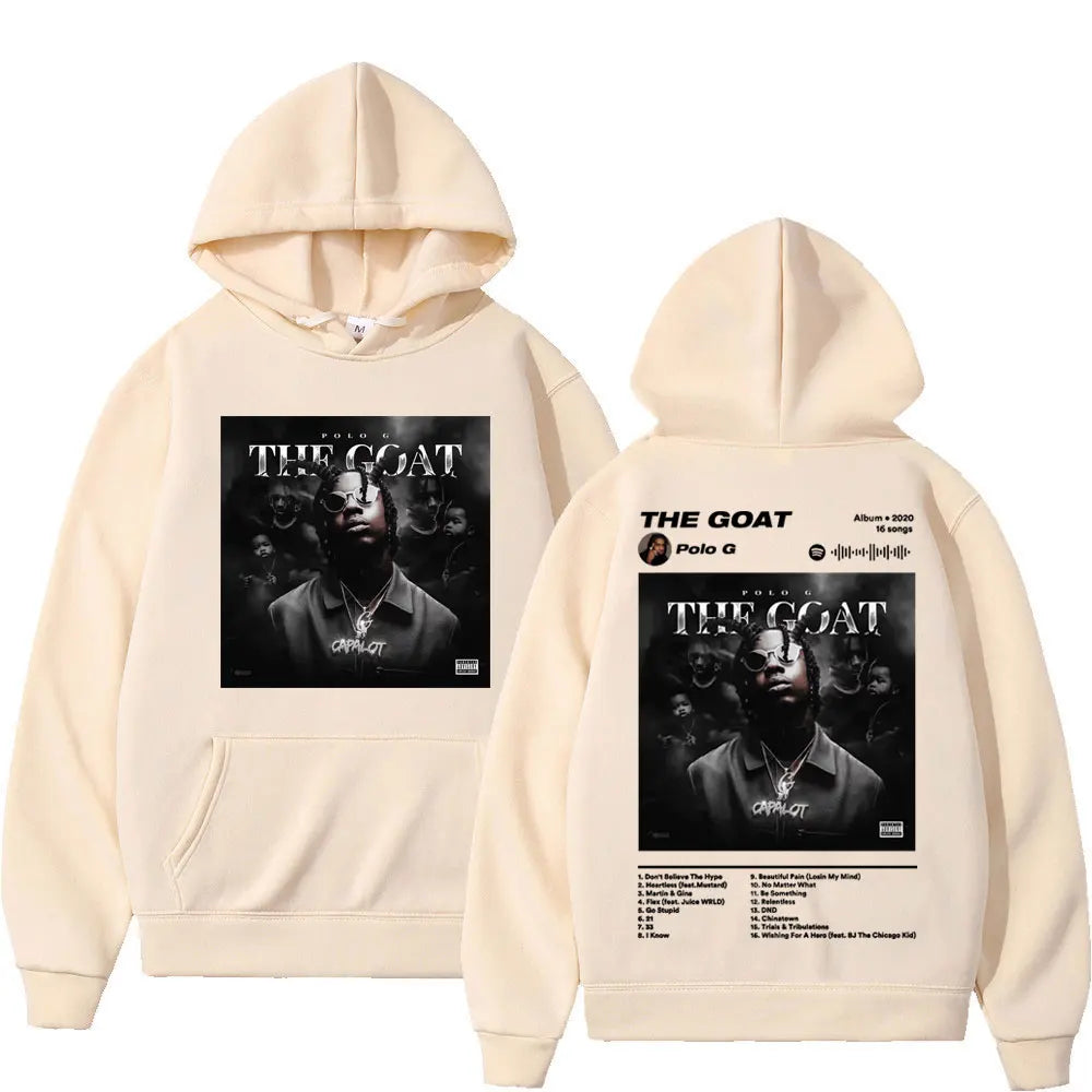 Polo G Album Hoodie – Oversized Streetwear mit Grafik-Print | Unisex für Männer & Frauen