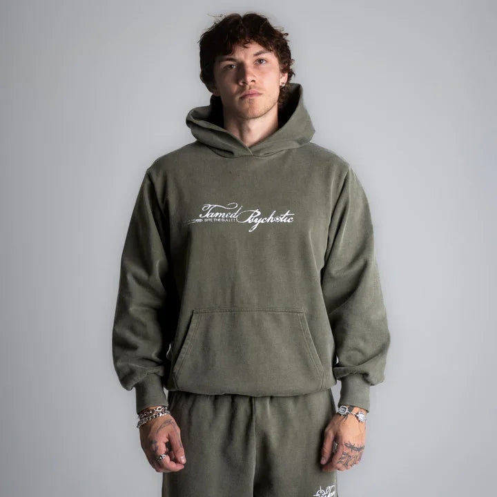 🖤 High Street Oversize Set für Herren – Hoodie & Weitbeinige Hose 🖤