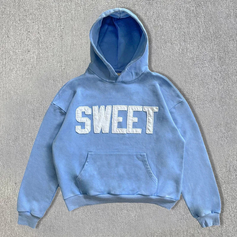 Unisex Patchwork-Design Hoodie – Langärmliger Pullover für Streetwear – Frühling, Herbst & Winter