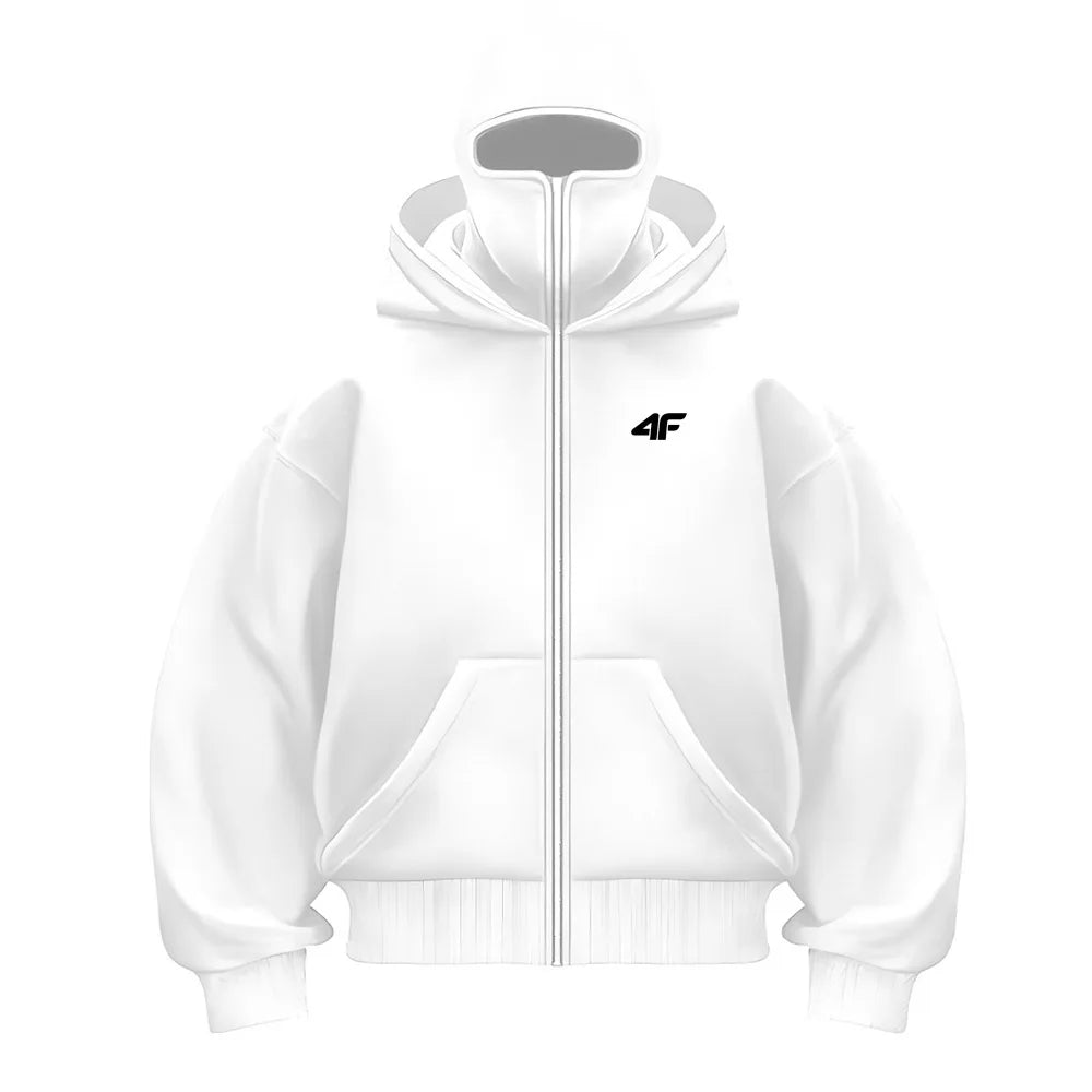 Balaclava Ninja Hoodie für Herren – Y2K Streetwear mit integrierter Maske