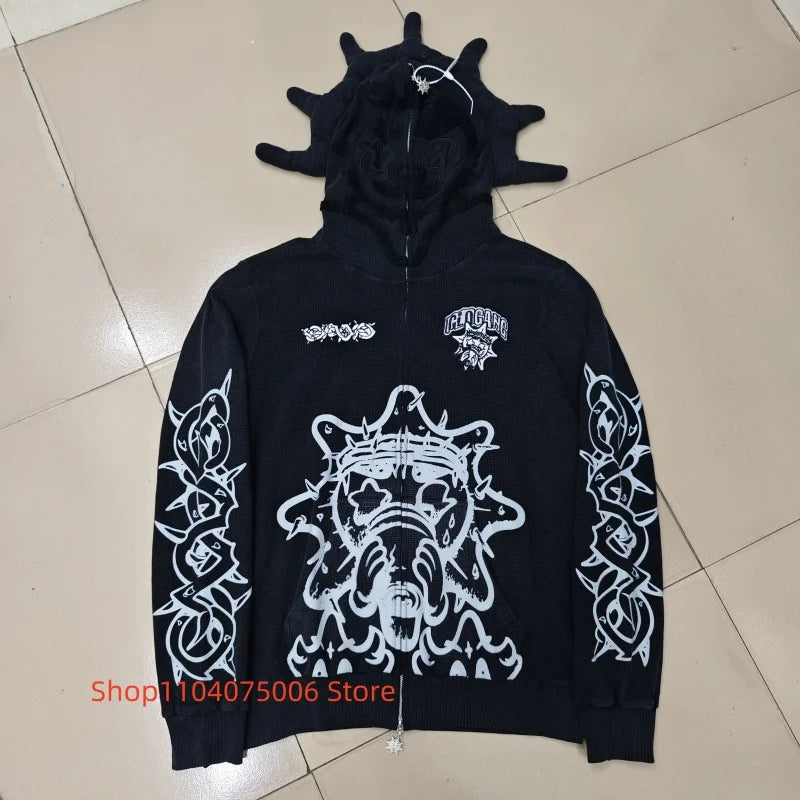 Glo Gang Zip Hoodie Streetwear Sweatshirt Premium Cotton Comfortable Casual Fashion Pullover