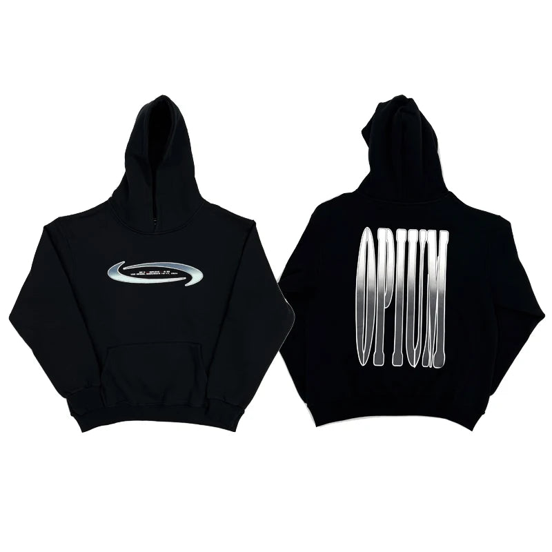 New Men 2025 Playboi Carti Opium x Complex US $ Pullover Hoodie – Hoody Hooded Sweatshirts aus Samt-Baumwolle, dickes Fleece, US Größe (Modell N304)