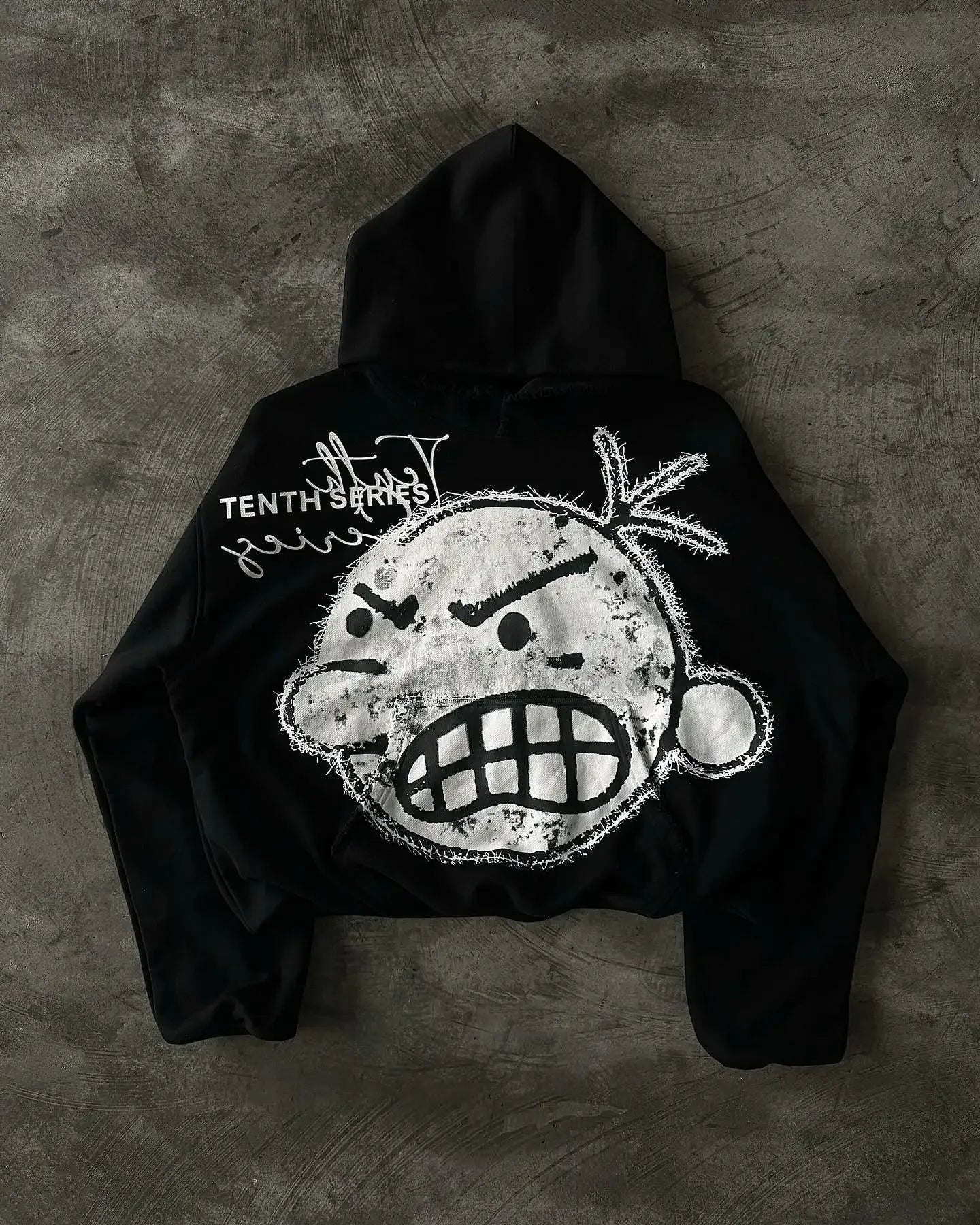 Y2K Hoodie – Hip Hop Cartoon Print Oversized Pullover für Männer und Frauen