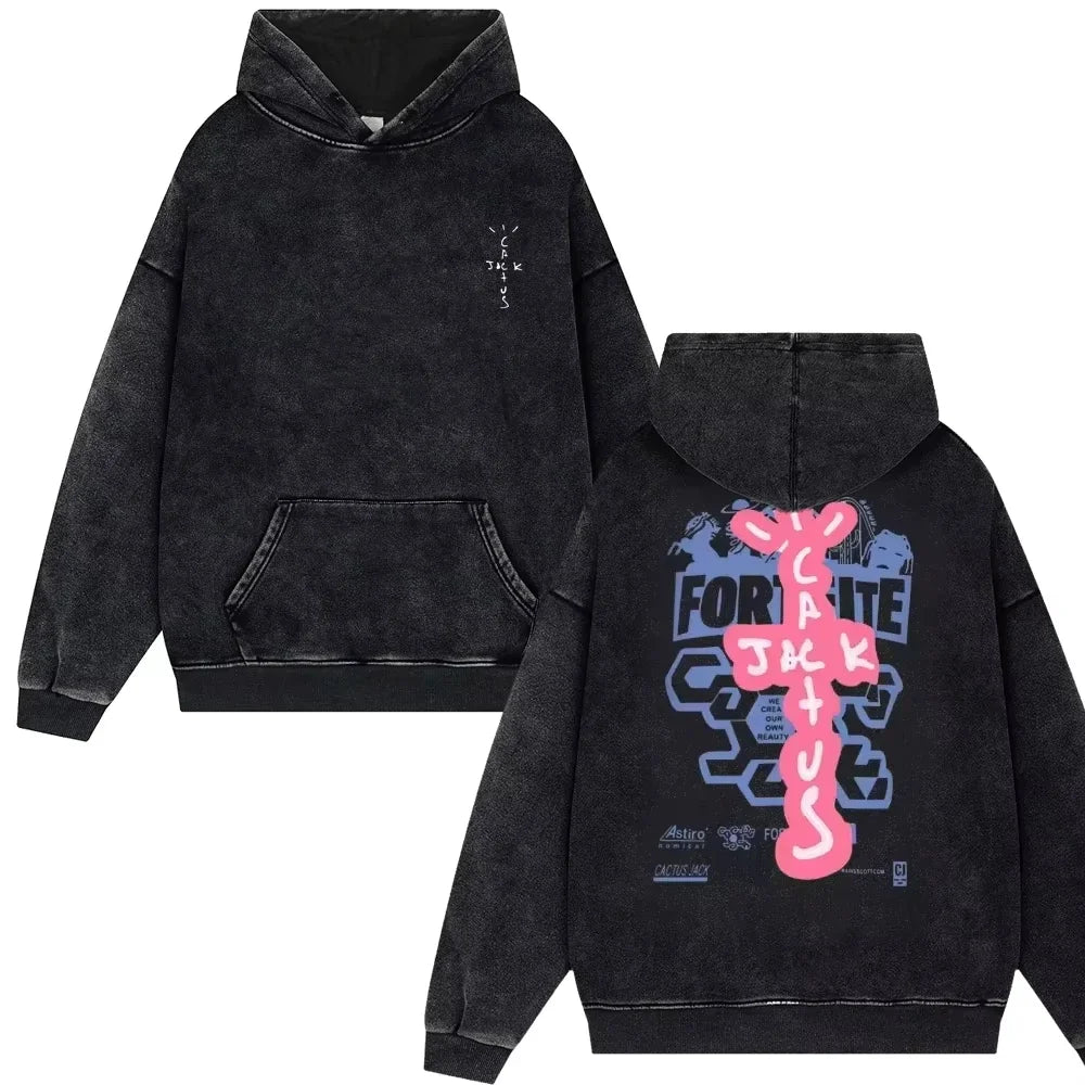 Vintage „Mom I Can Fly“ Oversize Sweatshirt – Streetwear im Travis-Look