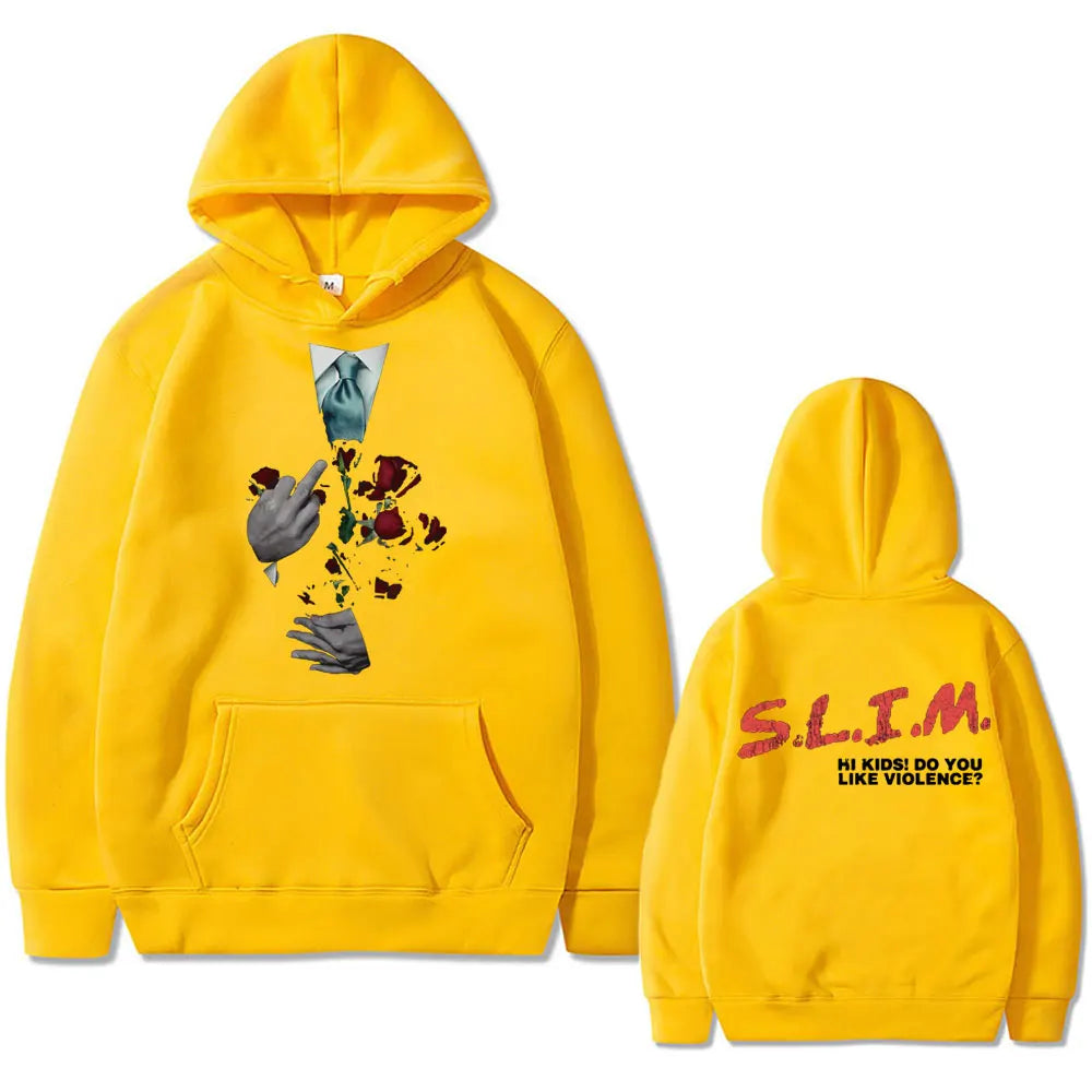 Hip Hop Hoodie „Eminem Slim Hi Kids – Do You Like Violence“