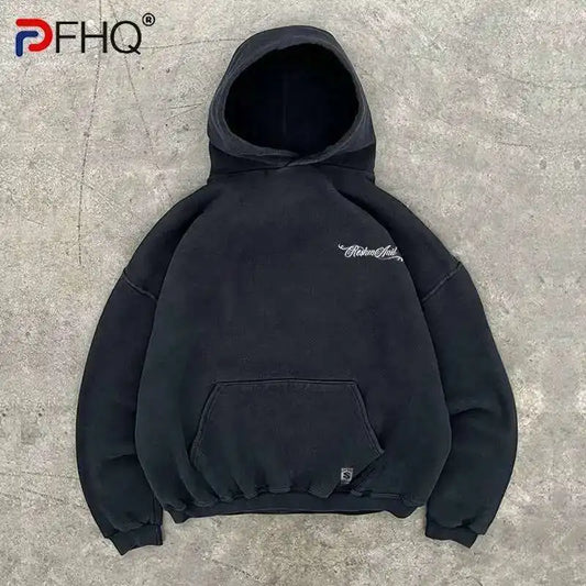PFHQ High Street Hoodie – 100 % Baumwolle, 400 GSM, mit Print | Herren Kapuzenpullover für Frühling & Herbst