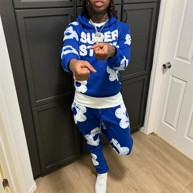 Y2K Hoodie Set für Herren & Damen – Hip-Hop Streetwear im Retro-Harajuku-Style (2025)