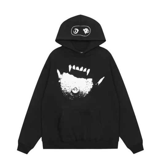 New Men DESTROY A Great Chaos AGC Vamp KEN CARSON Pullover Hoodie – Samt-Baumwolle, dickes Fleece, US Größe (Modell N166)
