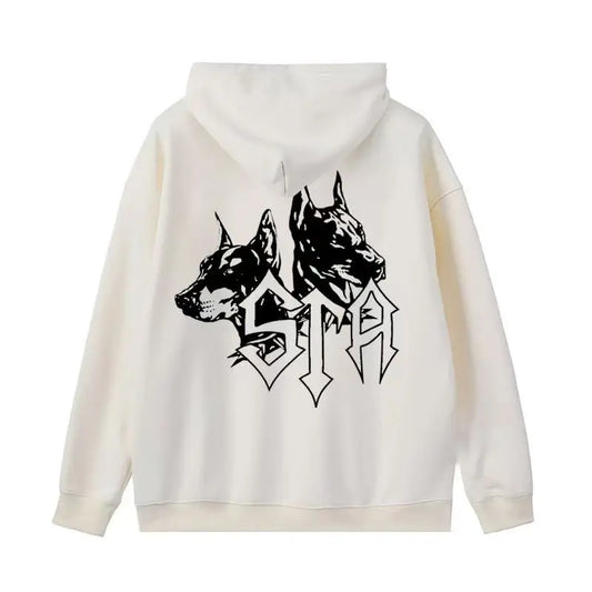 🐍 HDPK Herbst-Hoodie "Black Mamba Viper" – Herren Hoodie mit großem V-Print | Lockerer Schnitt | 100 % Baumwolle
