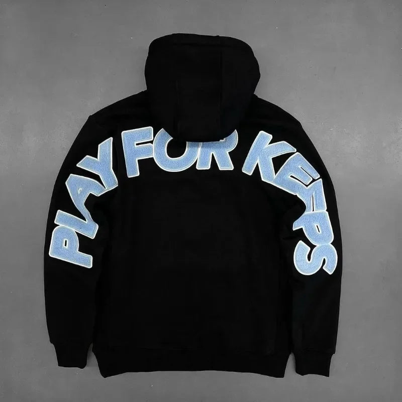 Y2K Harajuku Oversized Hoodie – Unisex Kapuzenpullover für Damen & Herren aus Baumwolle – Vintage Punk Hip-Hop Streetwear Sweatshirt 2025 – Lockerer Schnitt, Casual Fashion
