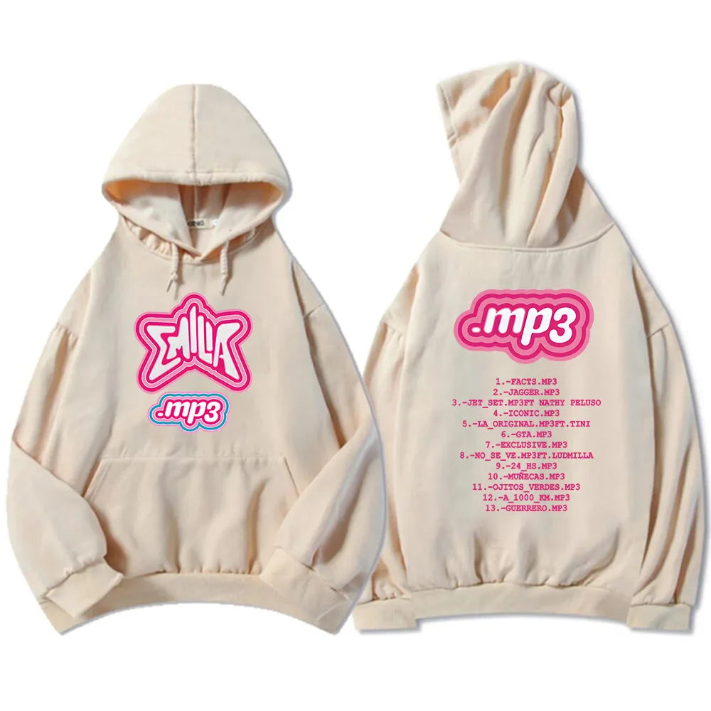 MP3 Emilia Mernes Hoodie – Herren Sweatshirt mit Grafikdruck