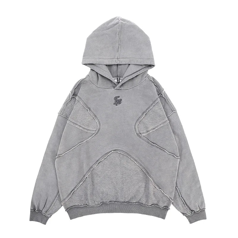 Unisex Reverse Design Hoodie – Einfarbig & Minimalistisch