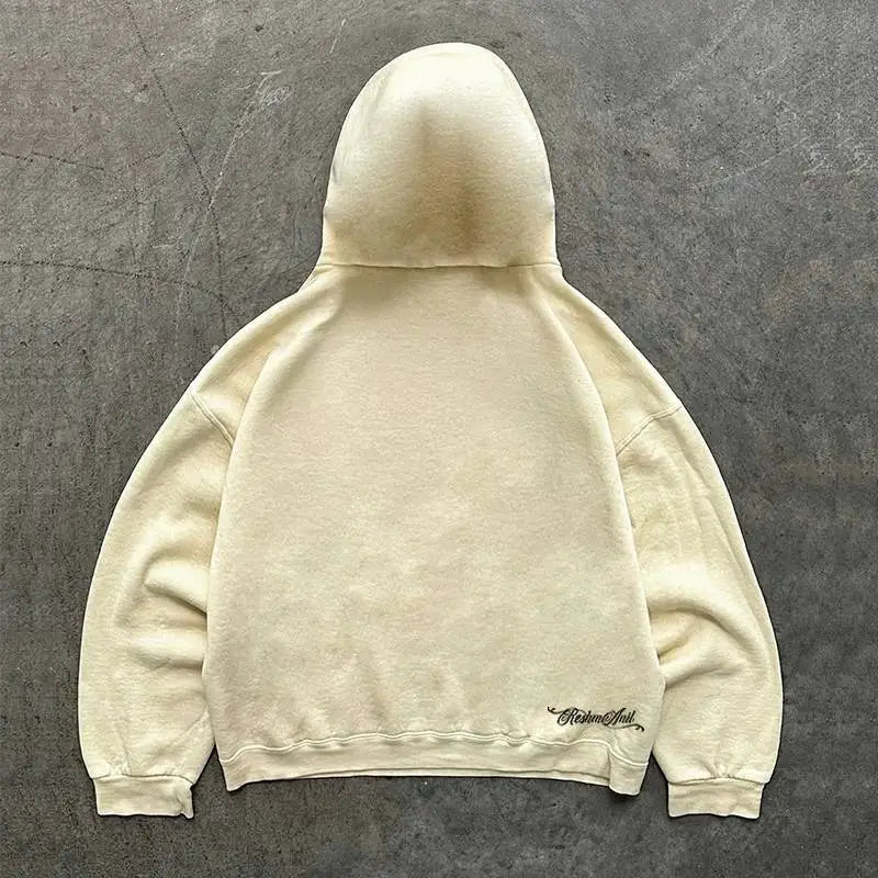 PFHQ High Street Hoodie – 100 % Baumwolle, 400 GSM, mit Print | Herren Kapuzenpullover für Frühling & Herbst