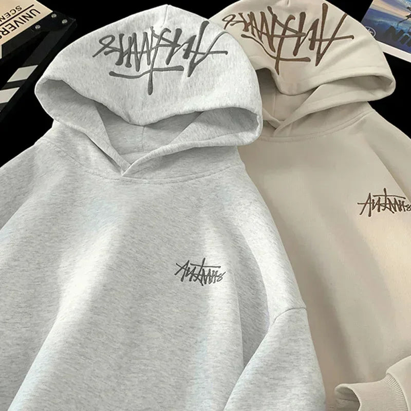 TFETTERS Herren Hoodie mit Stickerei – Neue Herbst/Winter 2025 Streetwear