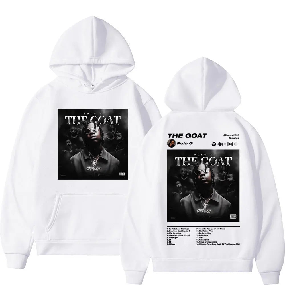 Polo G Album Hoodie – Oversized Streetwear mit Grafik-Print | Unisex für Männer & Frauen