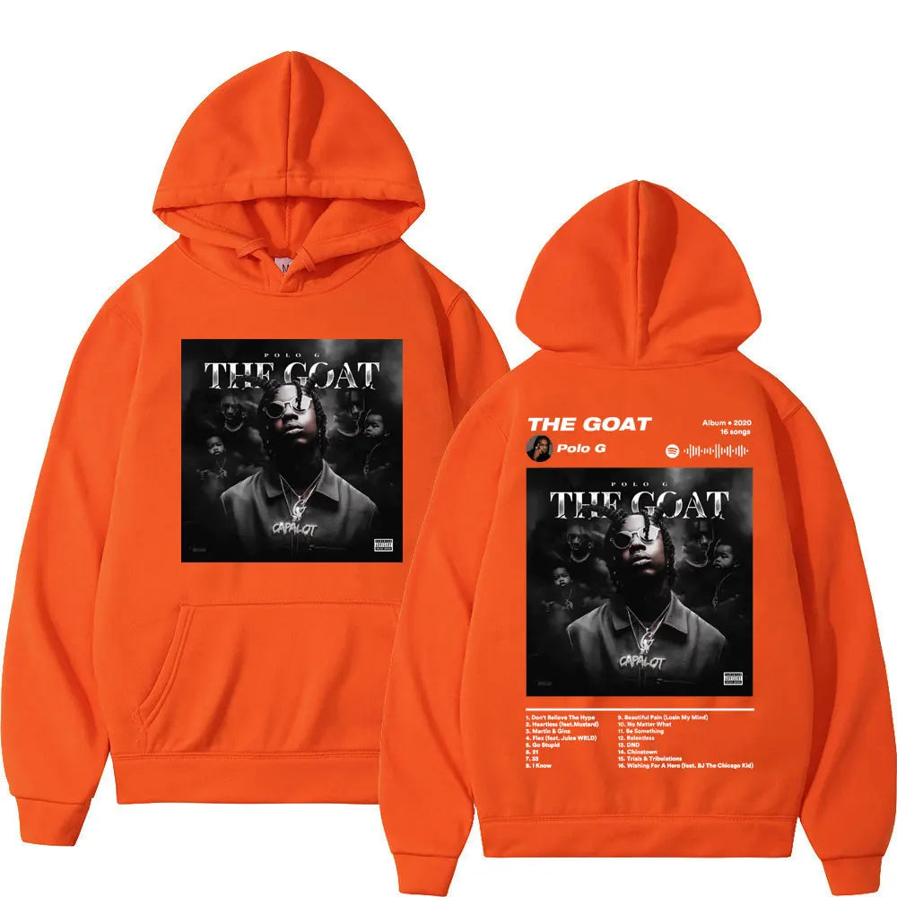 Polo G Album Hoodie – Oversized Streetwear mit Grafik-Print | Unisex für Männer & Frauen