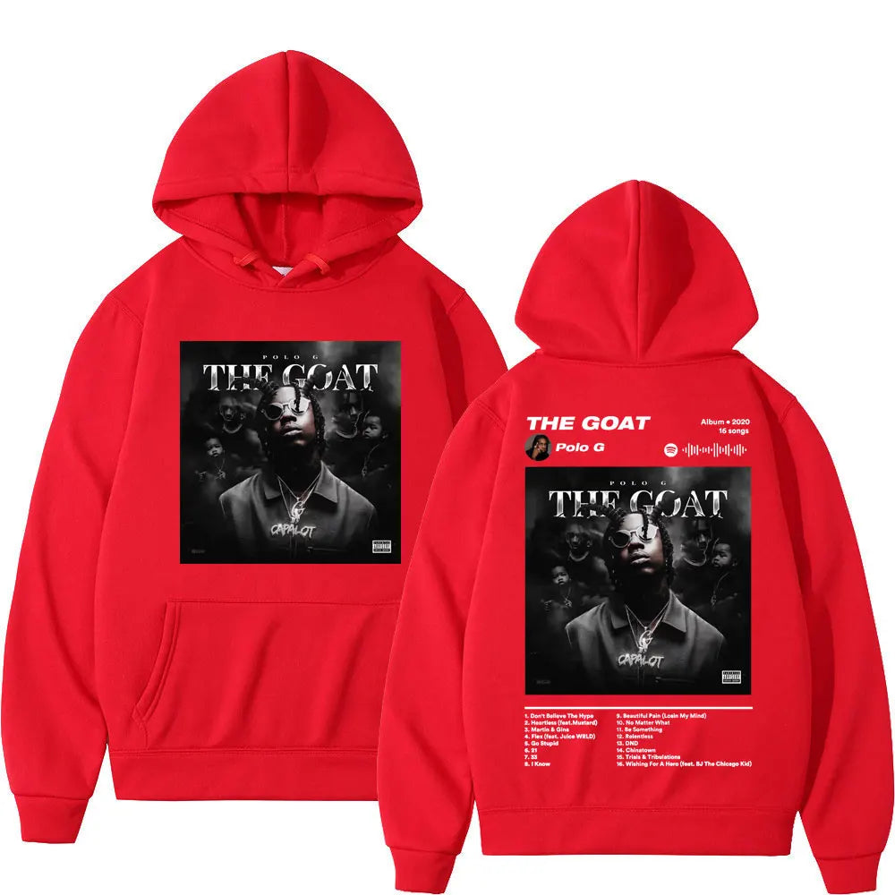 Polo G Album Hoodie – Oversized Streetwear mit Grafik-Print | Unisex für Männer & Frauen
