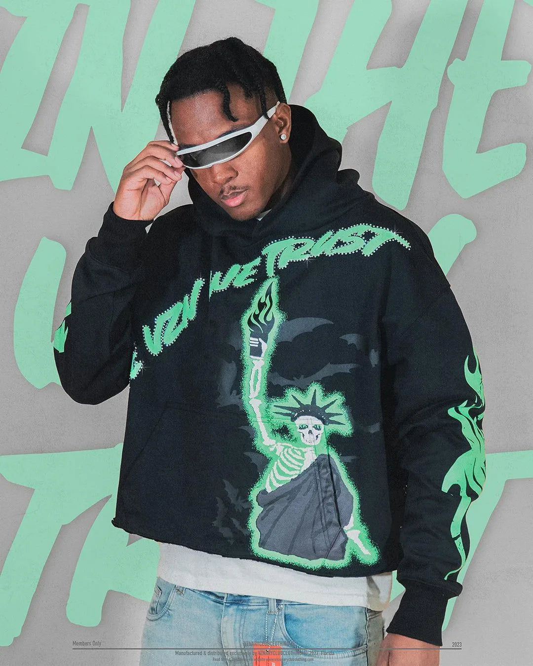 🌈 Y2K Oversized Hoodie mit buntem Letter-Print – Unisex Streetwear für Frühling & Herbst