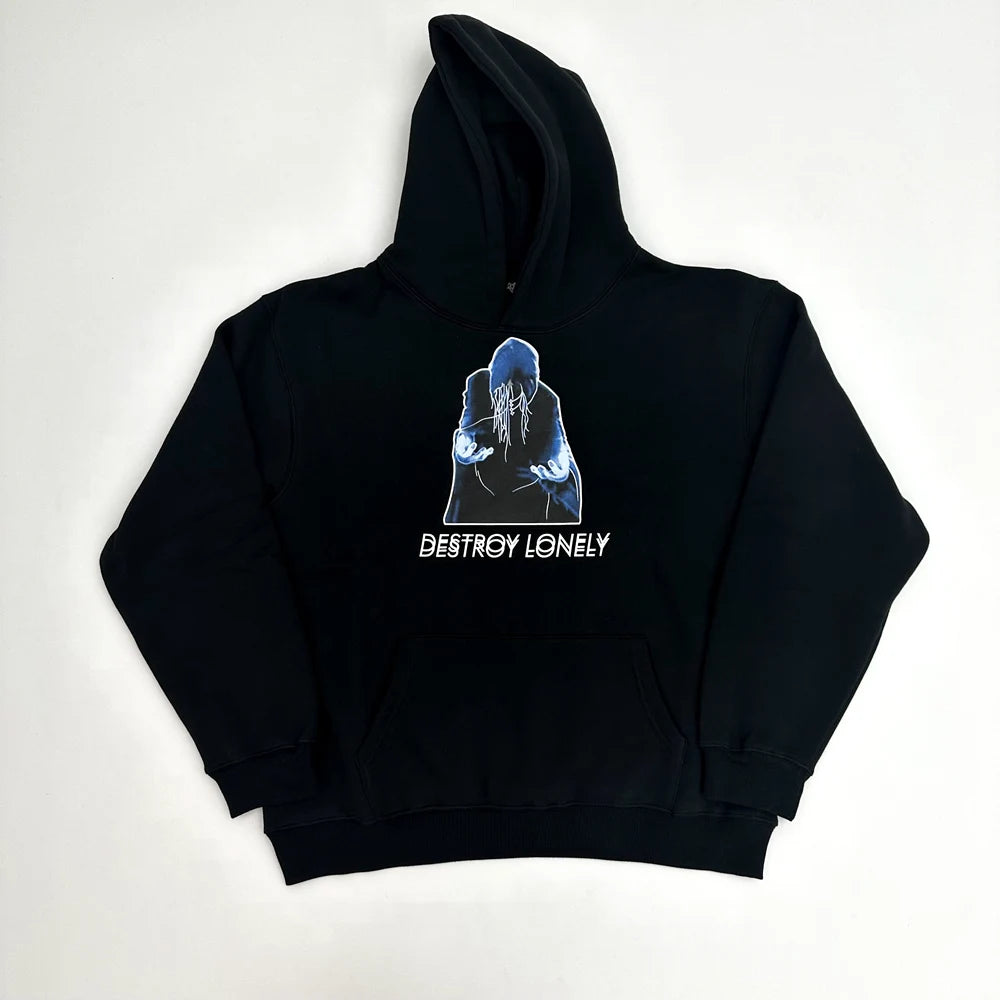 PLAYBOI CARTI x Destroy Lonely Hoodie – „100 Dollar Bill“ Edition | Velvet Cotton | Streetwear Pullover 2023