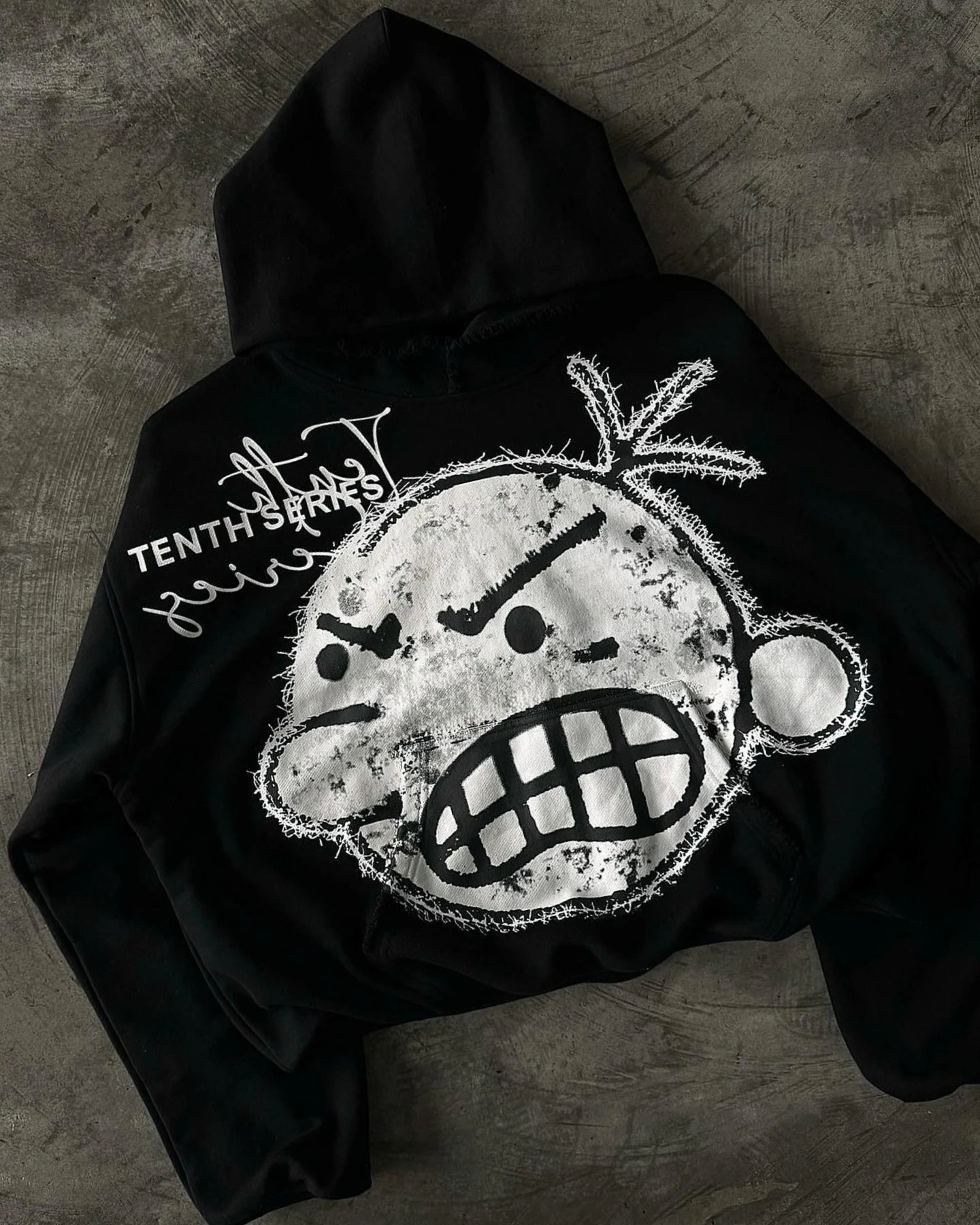 Y2K Hoodie – Hip Hop Cartoon Print Oversized Pullover für Männer und Frauen