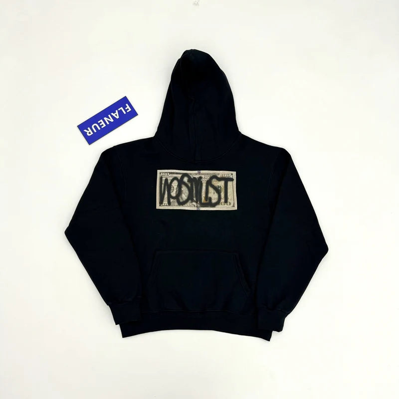 PLAYBOI CARTI x Destroy Lonely Hoodie – „100 Dollar Bill“ Edition | Velvet Cotton | Streetwear Pullover 2023