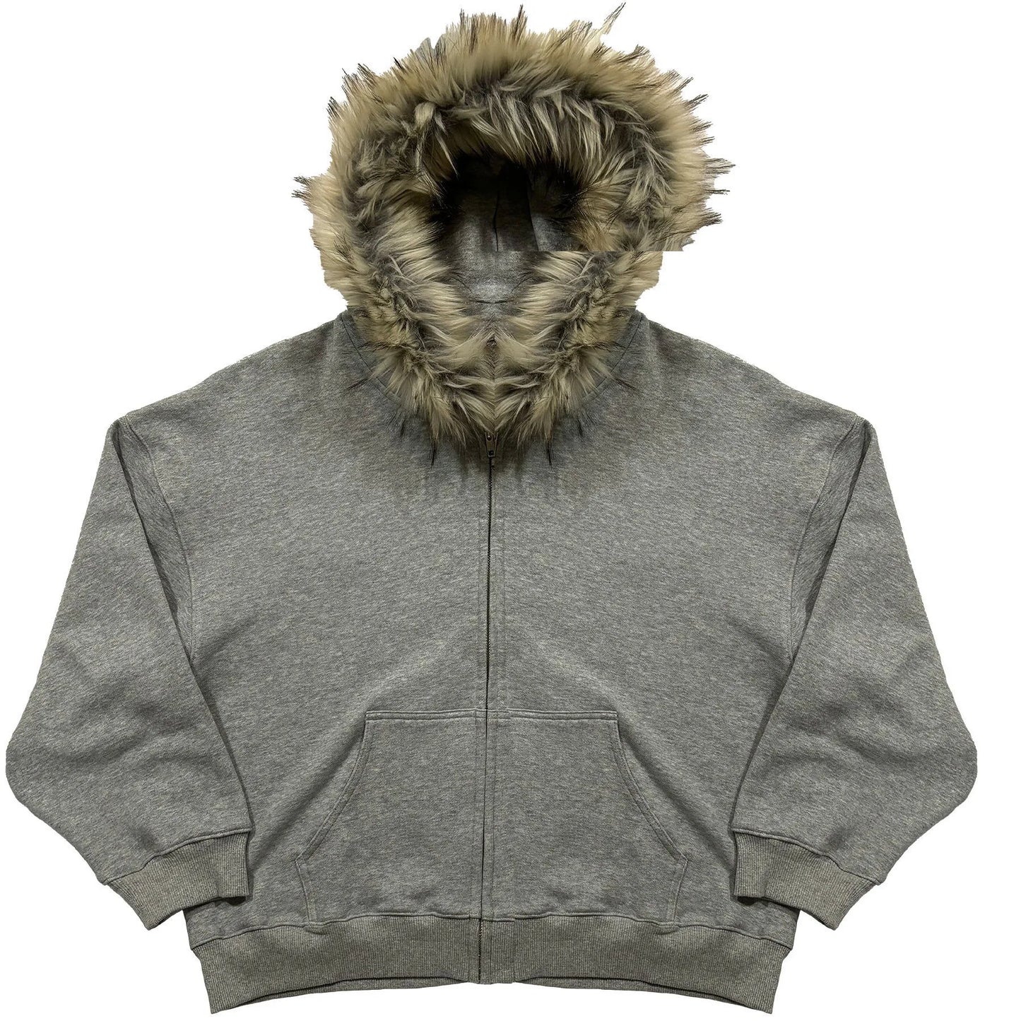 Fluffy Hat Hoodie – Retro Streetwear mit Y2K-Vibes