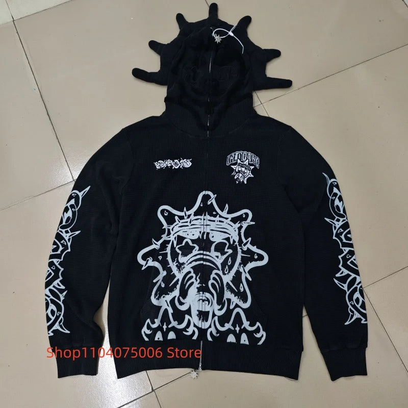 Glo Gang Zip Hoodie Streetwear Sweatshirt Premium Cotton Comfortable Casual Fashion Pullover