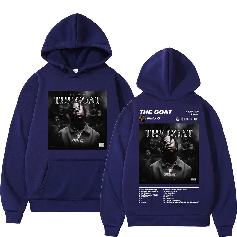 Polo G Album Hoodie – Oversized Streetwear mit Grafik-Print | Unisex für Männer & Frauen