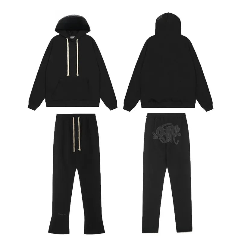 Syna World Y2K Oversized Fleece Hoodie – Unisex Streetwear Set im High Street Hip-Hop Style