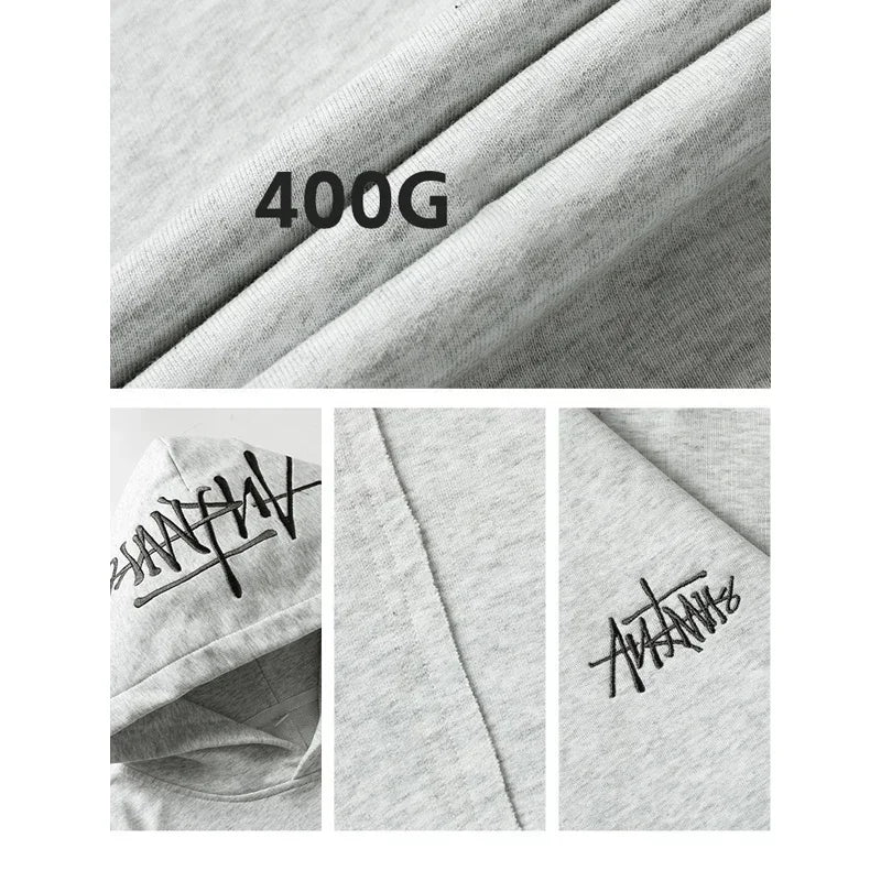 TFETTERS Herren Hoodie mit Stickerei – Neue Herbst/Winter 2025 Streetwear