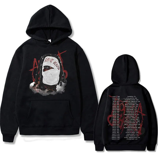 Lil Durk Hoodie – "Healing Tour" Kapuzenpullover für Männer & Frauen | Oversized Streetwear Sweatshirt | Hip-Hop Fashion