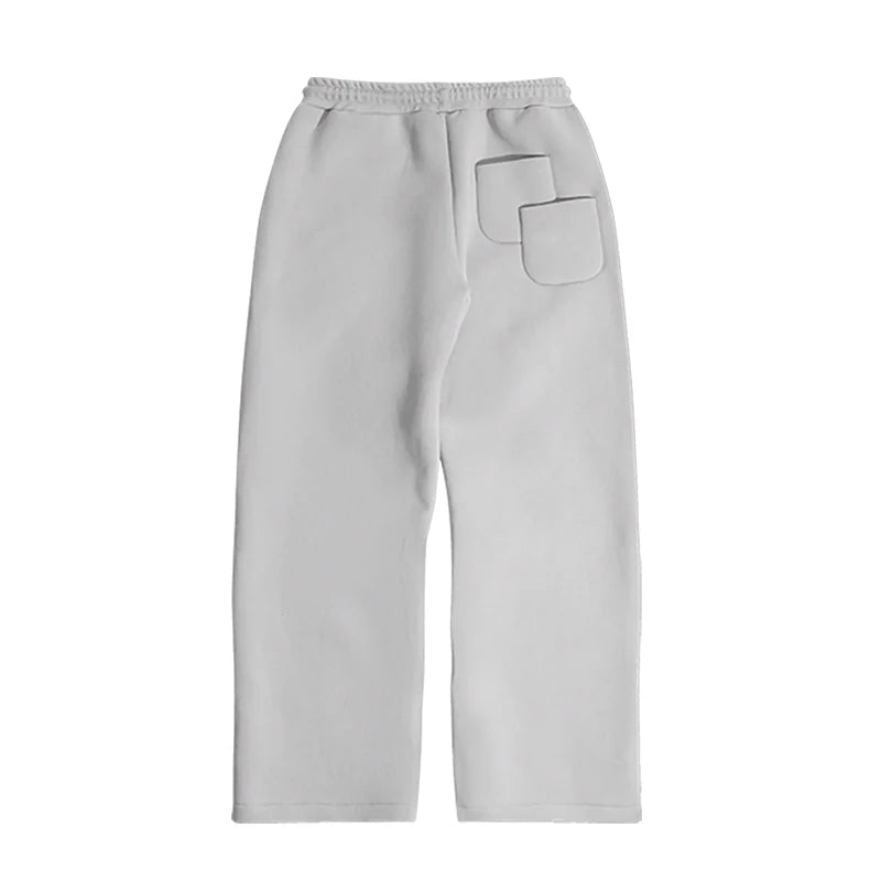 Casual 2-teiliges Set für Herren – Kapuzenpullover & Gerade Hose