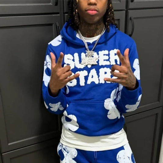 Y2K Hoodie Set für Herren & Damen – Hip-Hop Streetwear im Retro-Harajuku-Style (2025)
