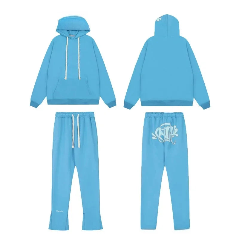 Syna World Y2K Oversized Fleece Hoodie – Unisex Streetwear Set im High Street Hip-Hop Style