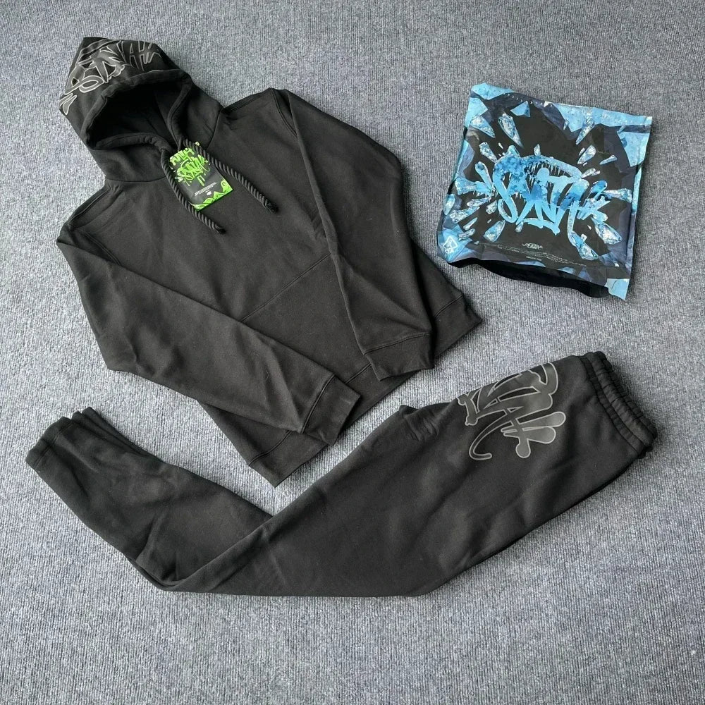 Sy-World Streetwear Tracksuit – Zweiteiliges Set für Herbst & Winter | Unisex Y2K Hip-Hop Style