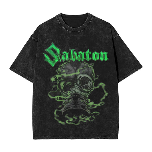 Oversized Metal Band T-Shirt – Sabaton Style | Unisex Vintage Look