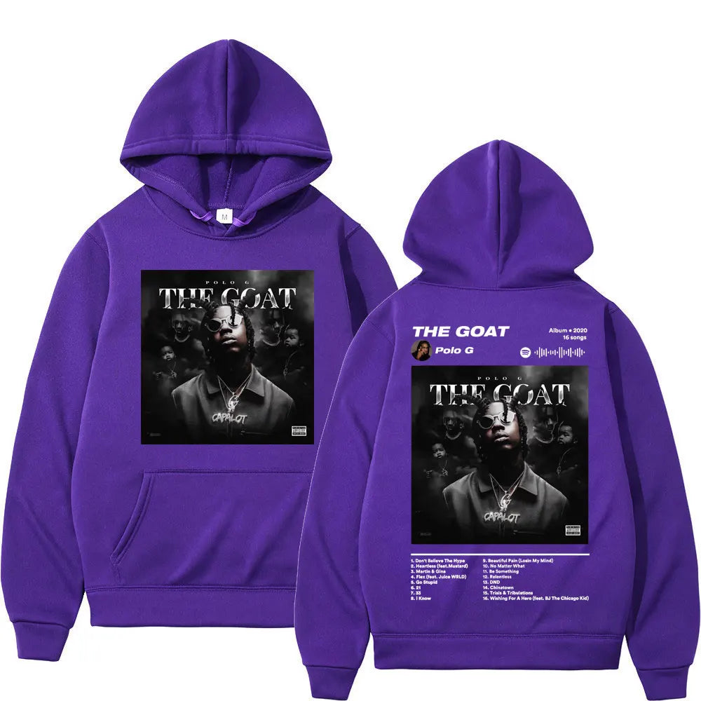 Polo G Album Hoodie – Oversized Streetwear mit Grafik-Print | Unisex für Männer & Frauen