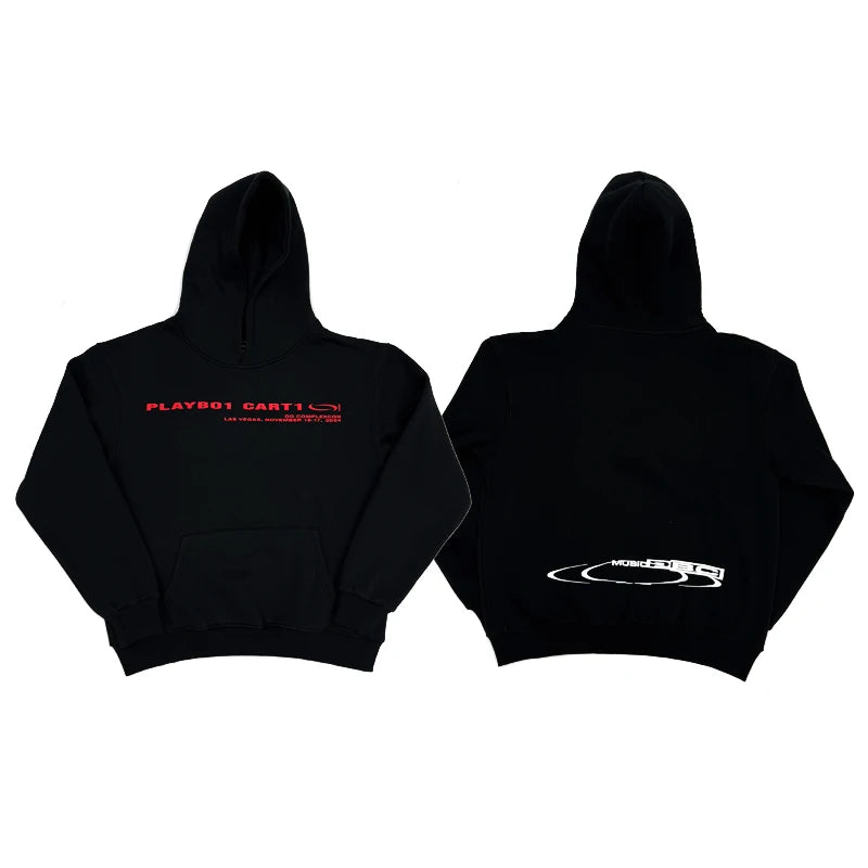 New Men 2025 Playboi Carti Opium x Complex US $ Pullover Hoodie – Hoody Hooded Sweatshirts aus Samt-Baumwolle, dickes Fleece, US Größe (Modell N304)