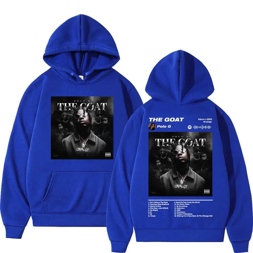 Polo G Album Hoodie – Oversized Streetwear mit Grafik-Print | Unisex für Männer & Frauen