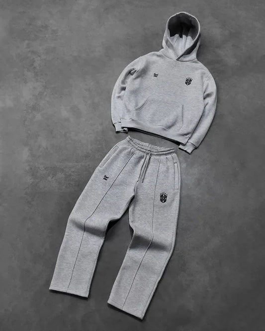 Y2K Gothic Streetwear Hoodie & Jogger Set – Oversized Harajuku Punk Outfit für Herren