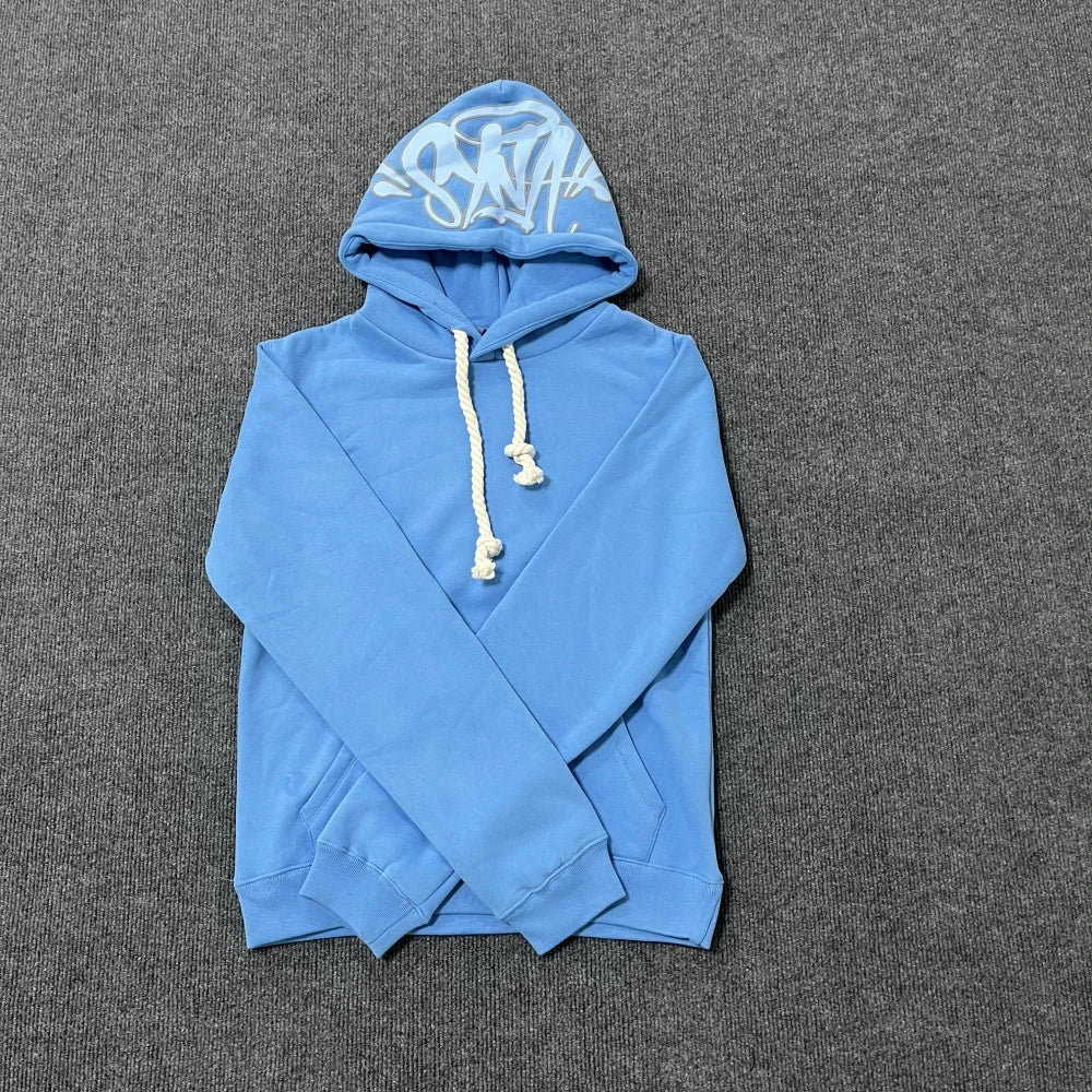 Sy-world Baumwoll Casual Loose Tracksuit – UK Y2K Fashion Street Hoodie und Jogginghose für Männer und Frauen, Hip-Hop Sportswear Pullover & Hosen